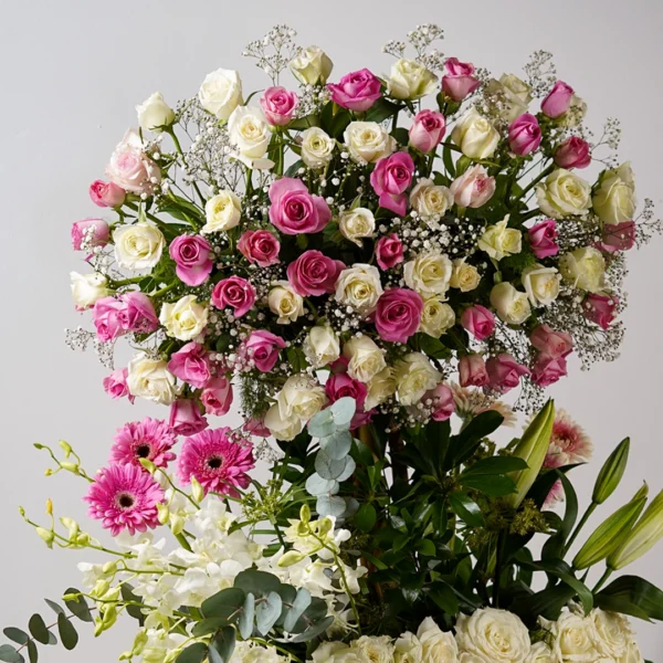 The Crowned Grace Flower Basket