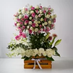 The Crowned Grace Flower Basket